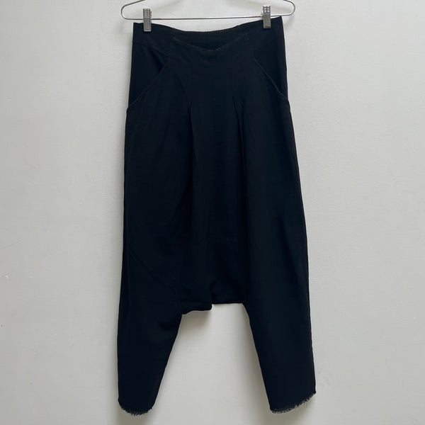 SS10 Rick Owens ‘Release’ Drop Crotch Pleated Trousers