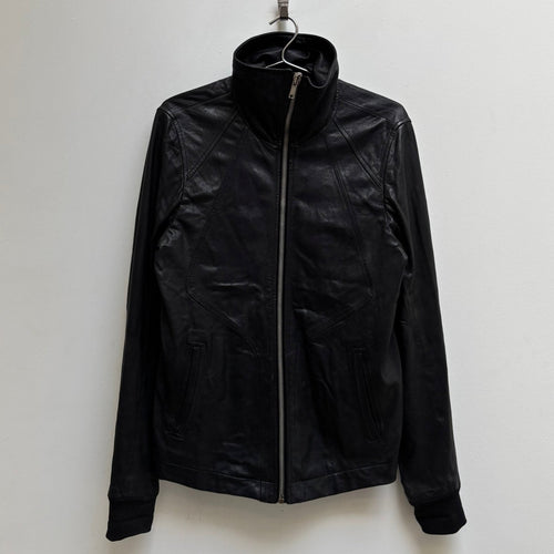 FW11 Rick Owens ‘Limo’ Intarsia Leather Jacket