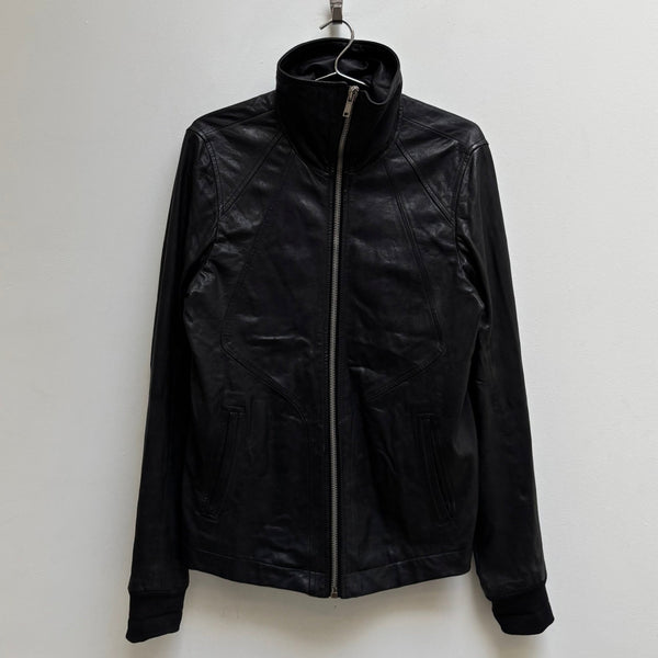 FW11 Rick Owens ‘Limo’ Intarsia Leather Jacket