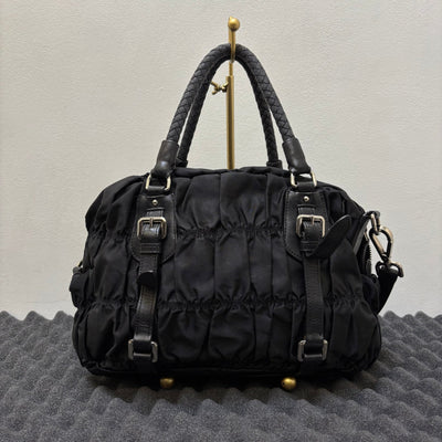FW06 Prada Nylon Gaufre Mini Shoulder Bag