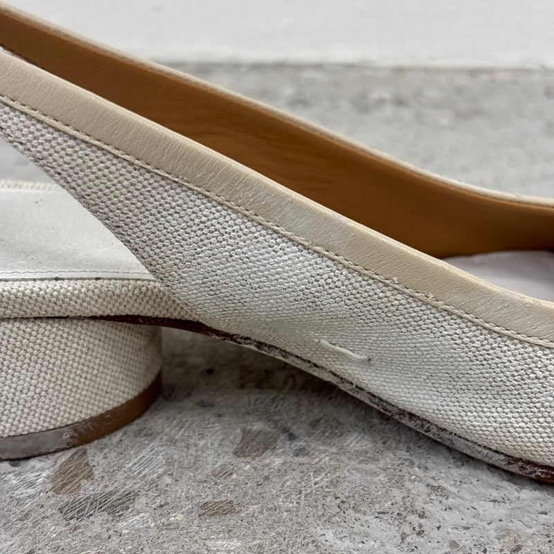 Maison Margiela Canvas Mary Jane Tabis