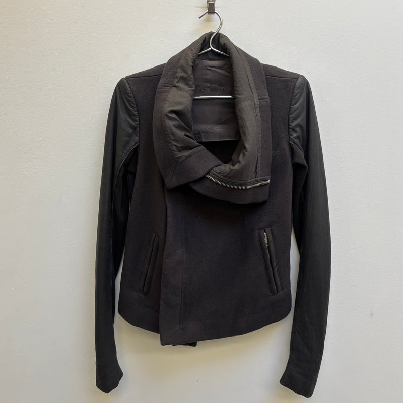 FW07 Rick Owens Funnel Collar Jacket