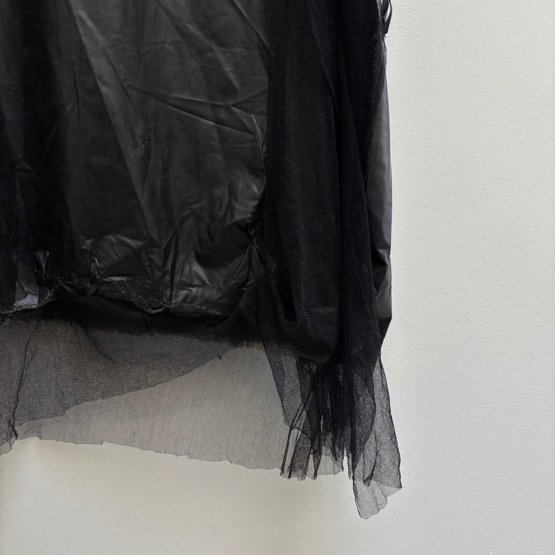 Marc Le Bihan Latex Tule Maxi Skirt