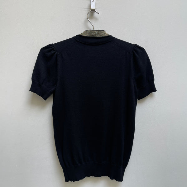 FW08 Gucci By Frida Giannini Puff Short Sleeve Blouse