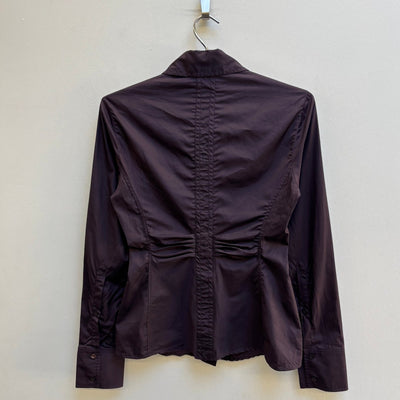 Gucci By Tom Ford Cinched Button Up Blouse