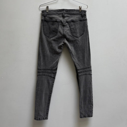 00s Balmain Skinny Biker Jeans