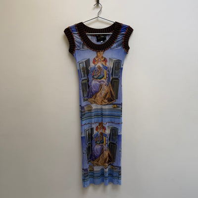 90s Jean Paul Gaultier Maille Sheer Mesh Dress