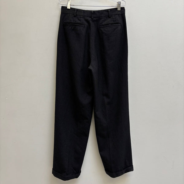 90s Comme Des Garçons Striped Wool Trousers
