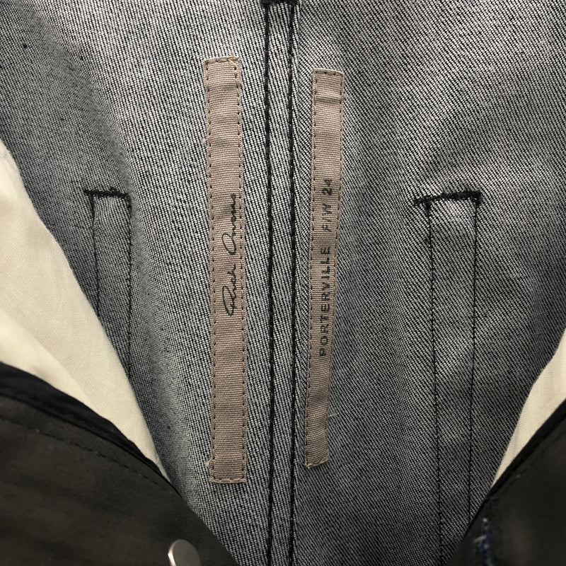 FW24 RICK OWENS GETH JEAN CHALK STRETCH DENIM