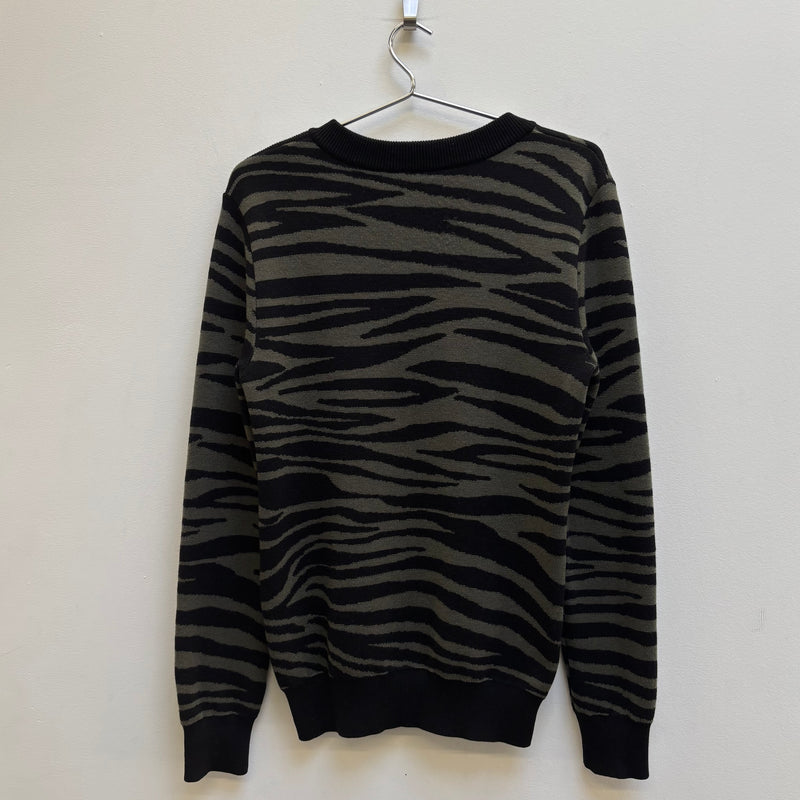 Balmain Tiger Print Knit Sweater