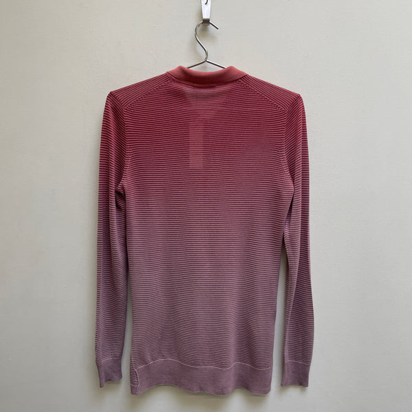 SS07 Prada Gradient Striped L/S Polo