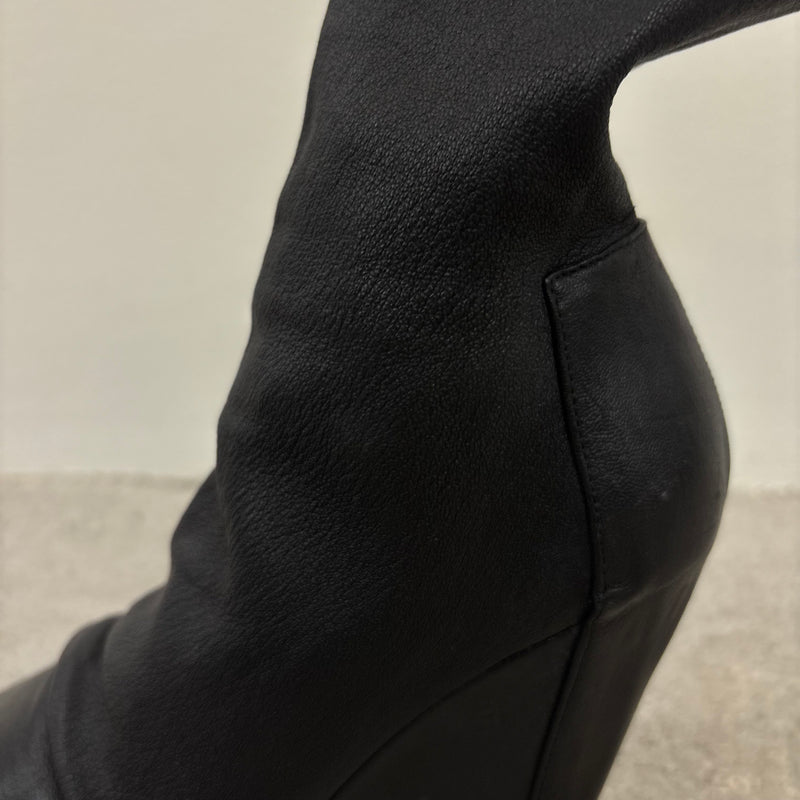 Rick Owens Larry Sock Open Toe Wedge Heels