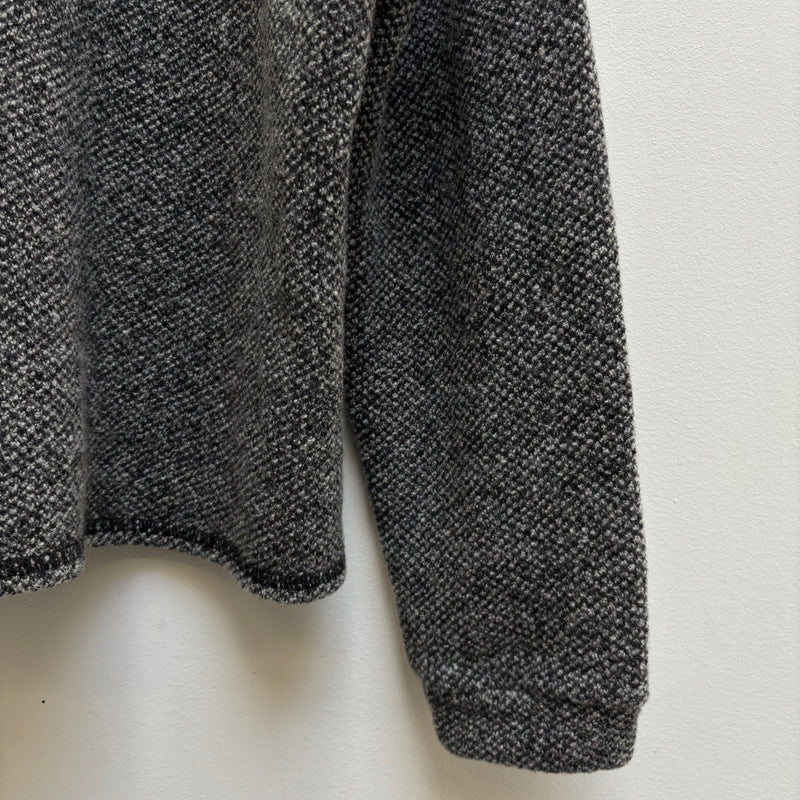Empirio Armani Salt & Pepper Wool Knit Cardigan