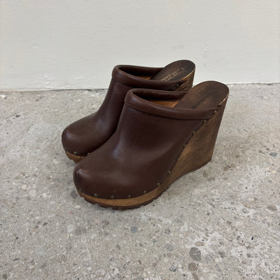 See by Chloé Studded Wedge Clogs