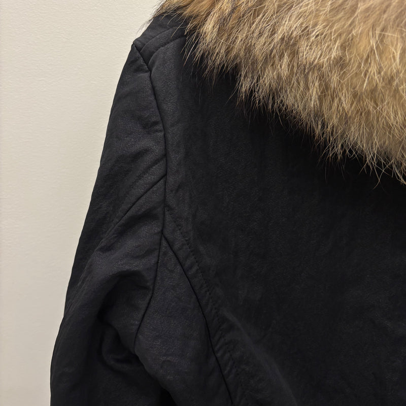 5351 Pour Les Hommes Fur Hooded Bomber Jacket