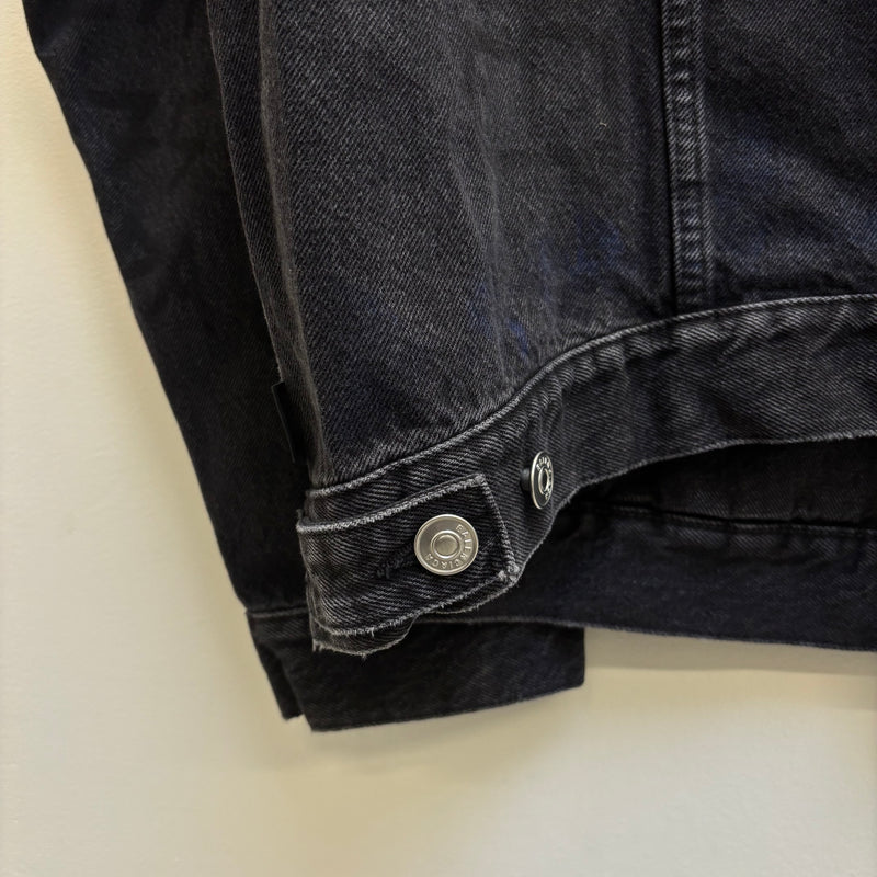 FW18 Balenciaga Trucker Paris Denim Jacket