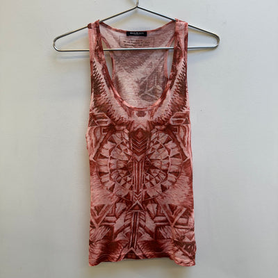 SS12 Balmain Patterned Tank Top