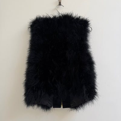 Enchantment…? Studded Turkey Feather Vest