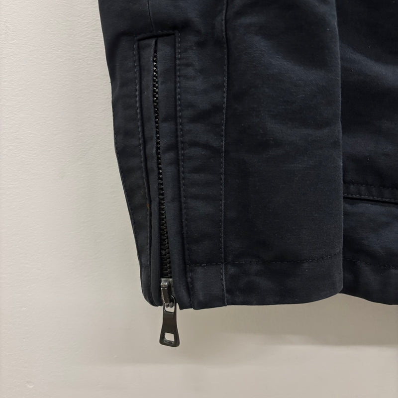 Balmain Biker Parka High Collar Jacket