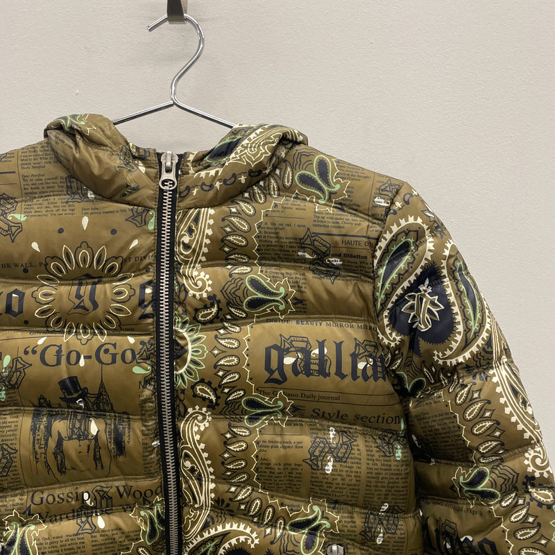 John Galliano Patterned Puffer Jacket