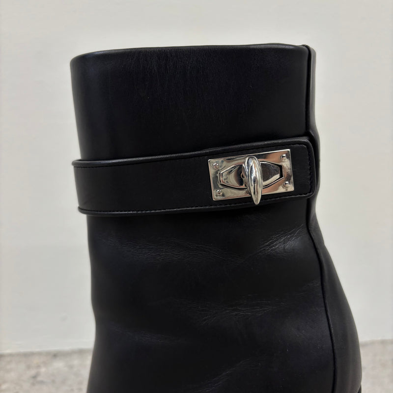 Givenchy Shark Lock Wedge Heel Boots