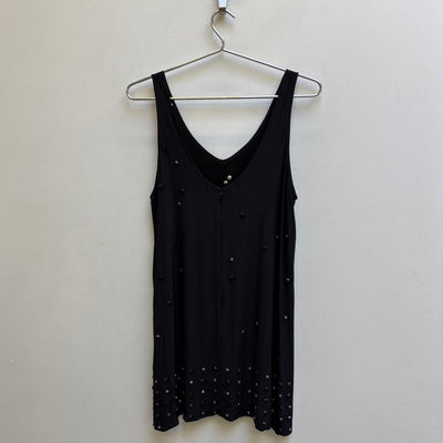 Enchantment..? Sleeveless Silk Studded Dress