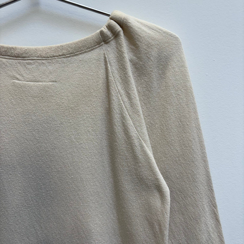 Maison Margiela Ruched Half Sleeve Zip Up