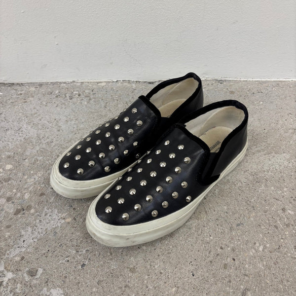 Junya Watanabe X Comme Des Garçons Studded Slip on Sneakers