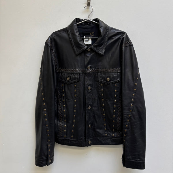 FW05 Roberto Cavalli Studded Leather Jacket