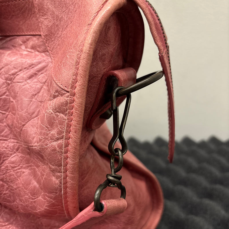 SS09 Balenciaga Pink City Leather Bag