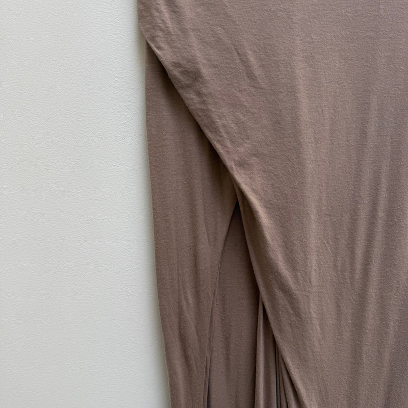 Rick Owens Lillies Nude Maxi Slit Skirt