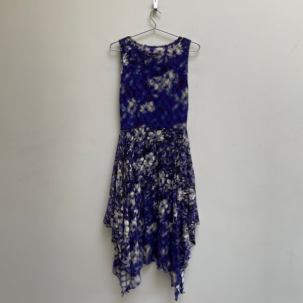 90s Jean Paul Gaultier SOLEIL Patterned Mesh Dress