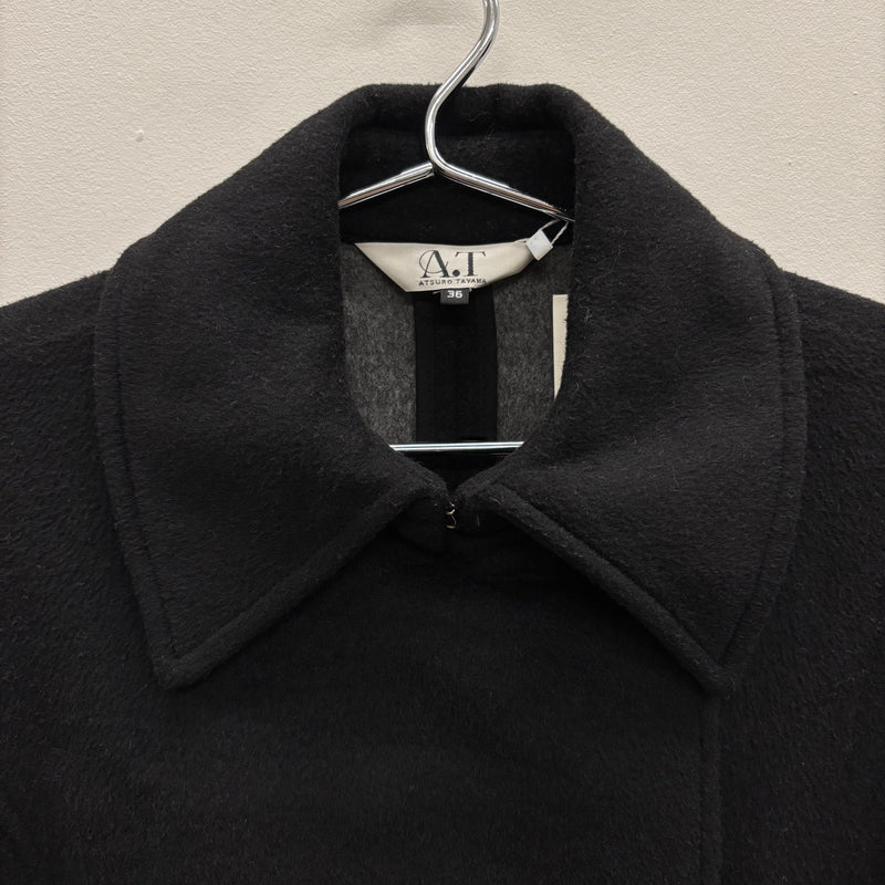 Atsuro Tayama Wool Double Breasted Peacoat