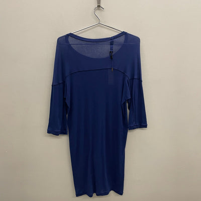 Boris Bidjan Saberi Nuclear Blue Surgical Stitch Tee