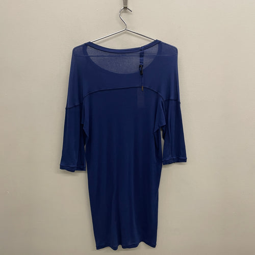 Boris Bidjan Saberi Nuclear Blue Surgical Stitch Tee