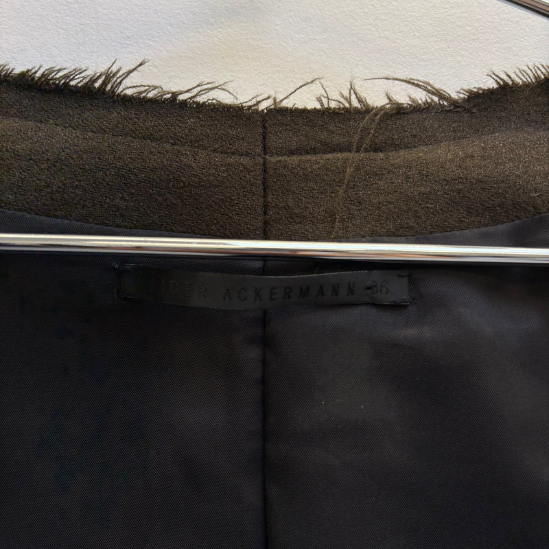 Haider Ackermann Long Wool Coat