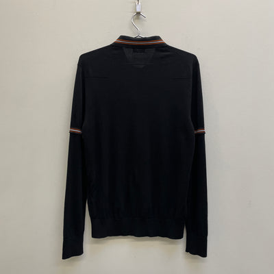 Christian Dior by Hedi Slimane Layered Polo Long Sleeve Tee