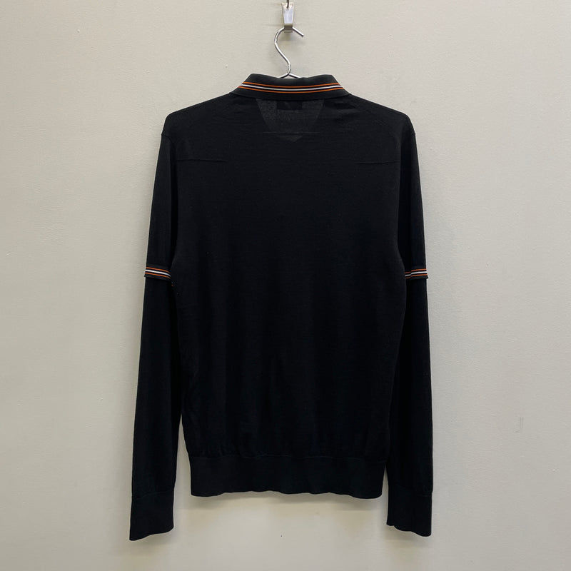 Christian Dior by Hedi Slimane Layered Polo Long Sleeve Tee