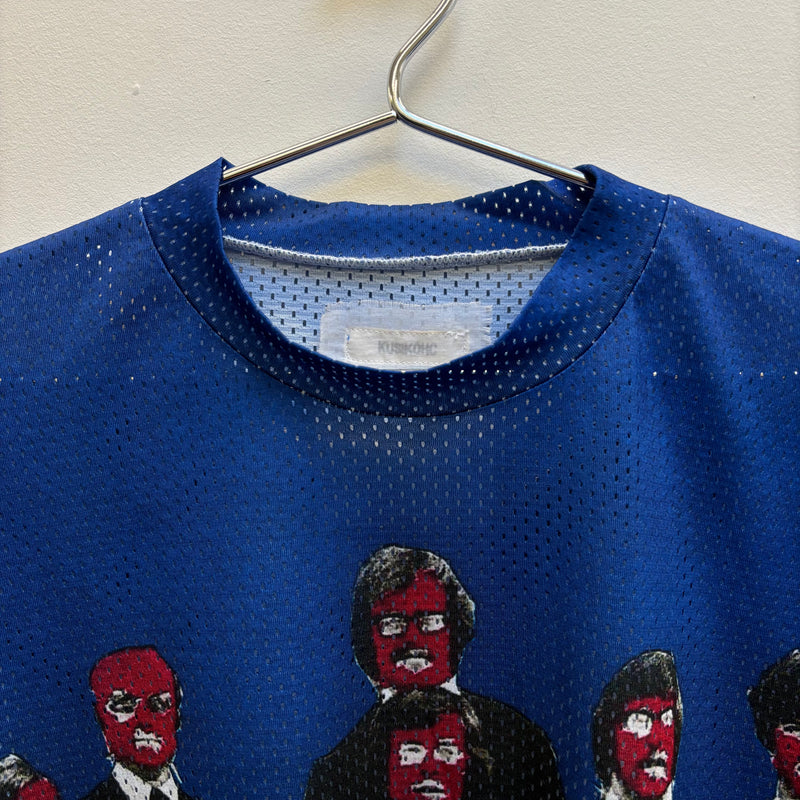 Kusikohc Perforated Jersey Graphic T-Shirt