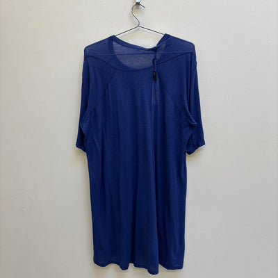 Boris Bidjan Saberi Nuclear Blue Cross Seam Tee