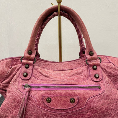 SS08 Balenciaga City Bag (Hot Pink)