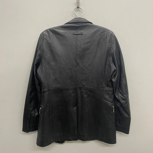 80s Objet by Jean Paul Gaultier Leather Blazer Jacket