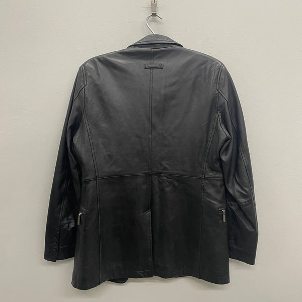80s Objet by Jean Paul Gaultier Leather Blazer Jacket