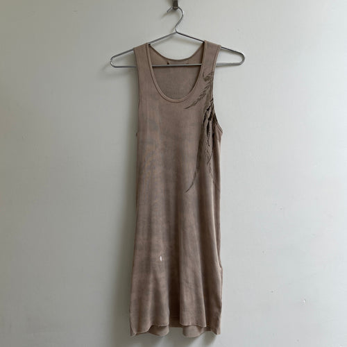 14th Addiction Printed Ribbed Sleeveless Dress
