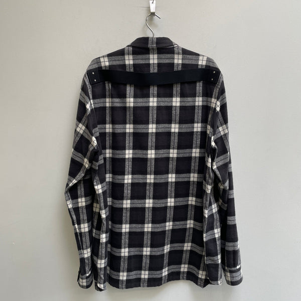 SS19 Rick Owens “BABEL” Plaid Flannel