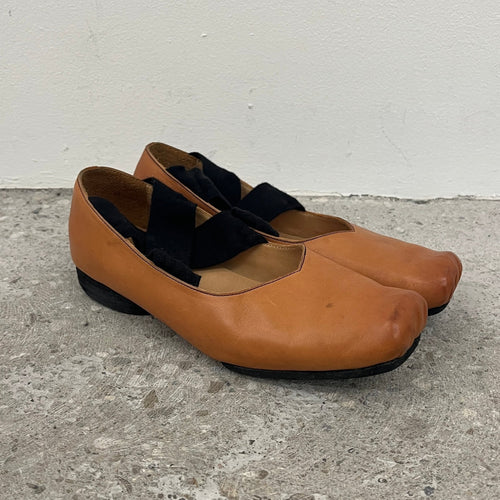 Uma Wang Classic Leather Ballerina Flats