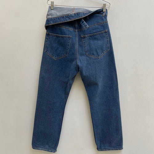 SS21 Y/Project 3rd Edition Evergreen Asymmetrical Fly Denim