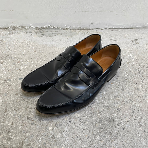 Gucci Patent Leather Penny Loafers