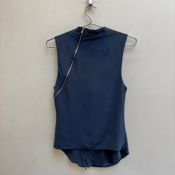 00s Helmut Lang (Lang Era) Tornado Zip Top