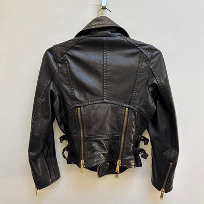 SS13 Dsquared2 Leather Biker Jacket